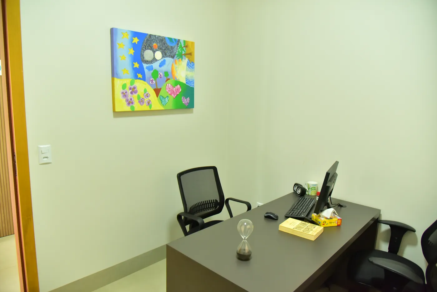 Parede da sala antes