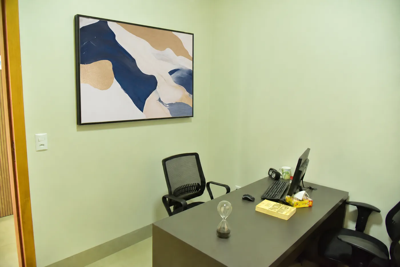 Parede da sala depois